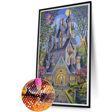 Load image into Gallery viewer, Fairy Moonlit Castle 30*50CM(Canvas) Full Round Drill Diamond Painting
