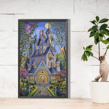 Load image into Gallery viewer, Fairy Moonlit Castle 30*50CM(Canvas) Full Round Drill Diamond Painting
