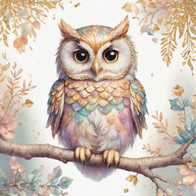 Load image into Gallery viewer, Owl 40*40CM(Picture) Full Round Drill Diamond Painting
