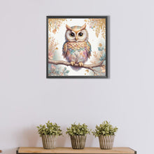 Load image into Gallery viewer, Owl 40*40CM(Picture) Full Round Drill Diamond Painting
