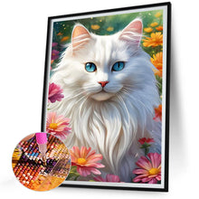 Load image into Gallery viewer, Cat 30*40CM(Canvas) Full Round Drill Diamond Painting
