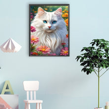 Load image into Gallery viewer, Cat 30*40CM(Canvas) Full Round Drill Diamond Painting
