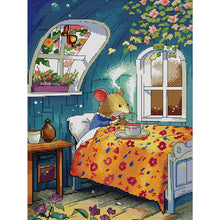 Load image into Gallery viewer, Joy Sunday - Mrs. Mouse&#39;S Breakfast - 32*43CM 14CT 2 Counted Cross Stitch
