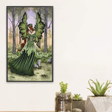 Load image into Gallery viewer, Butterfly Fairy 30*50CM(Picture) Partial AB Full Square Drill Diamond Painting
