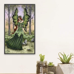 Butterfly Fairy 30*50CM(Picture) Partial AB Full Square Drill Diamond Painting