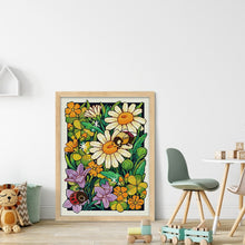 Load image into Gallery viewer, Joy Sunday - Spring Flowers - 35*47CM 14CT 2 Counted Cross Stitch
