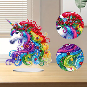 2D Flat Print DIY Horse Desktop Diamond Painting Art Kits for Adults Beginner
