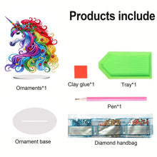 Load image into Gallery viewer, 2D Flat Print DIY Horse Desktop Diamond Painting Art Kits for Adults Beginner
