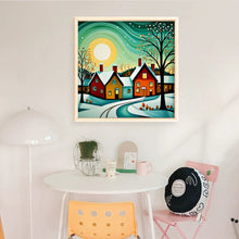 Load image into Gallery viewer, Huancan - Small Town - 40*40CM 11CT 3 Stamped Cross Stitch
