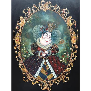 Yishu - Disney Villains - 40*56CM 11CT 3 Stamped Cross Stitch