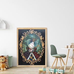 Yishu - Disney Villains - 40*56CM 11CT 3 Stamped Cross Stitch