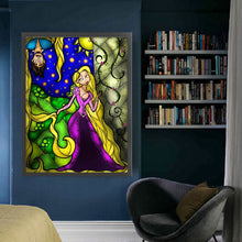 Load image into Gallery viewer, Yishu - Disney Princess Rapunzel - 50*65CM 11CT 3 Stamped Cross Stitch
