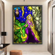 Load image into Gallery viewer, Yishu - Disney Princess Rapunzel - 50*65CM 11CT 3 Stamped Cross Stitch
