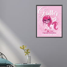 Load image into Gallery viewer, Pink Horse 40*50CM(Picture) Partial AB Full Square Drill Diamond Painting
