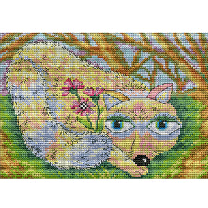 Joy Sunday - Fox - 28*20CM 14CT 2 Stamped Cross Stitch