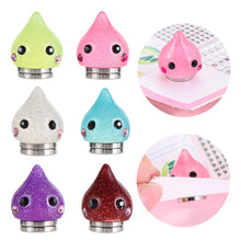 Load image into Gallery viewer, 6Pcs Water Drop Shape Magnetic Diamond Painting Cover Holders for DIY Art Craft
