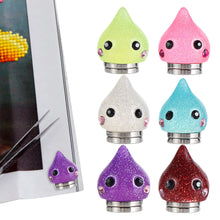 Load image into Gallery viewer, 6Pcs Water Drop Shape Magnetic Diamond Painting Cover Holders for DIY Art Craft
