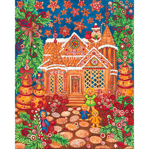 Gingerbread Man'S Cottage 40*50CM(Picture) Full Round Drill Diamond Painting