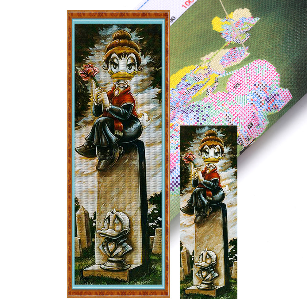 Yishu - Daisy - 30*90CM 11CT 3 Stamped Cross Stitch