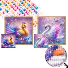 Load image into Gallery viewer, 2PCS Ruby Duck And White Swan 40*40CM(Picture) Full Round Drill Diamond Painting

