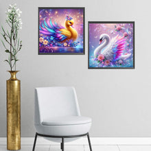 Load image into Gallery viewer, 2PCS Ruby Duck And White Swan 40*40CM(Picture) Full Round Drill Diamond Painting
