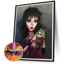 Load image into Gallery viewer, Girl With Scary Doll 30*40CM(Canvas) Full Round Drill Diamond Painting
