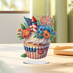 Double Side Special Shape Dessert Desktop Diamond Painting Art Kits for Decor