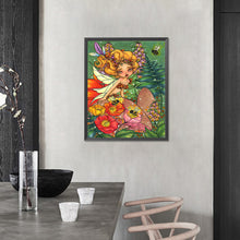 Load image into Gallery viewer, Flower Fairy 40*50CM(Picture) Full Round Drill Diamond Painting
