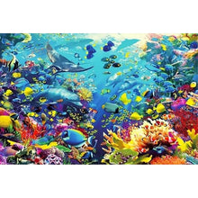 Load image into Gallery viewer, Yishu - Underwater World - 90*60CM 11CT 3 Stamped Cross Stitch

