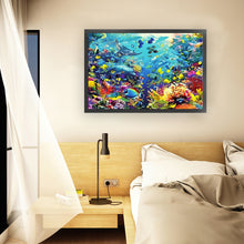 Load image into Gallery viewer, Yishu - Underwater World - 90*60CM 11CT 3 Stamped Cross Stitch
