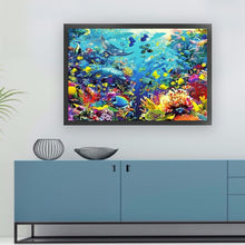 Load image into Gallery viewer, Yishu - Underwater World - 90*60CM 11CT 3 Stamped Cross Stitch
