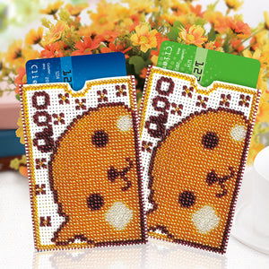 Card Bag 6.7*9.7cm Embroidery Card Cover for Art Crafts(Queer Babe)