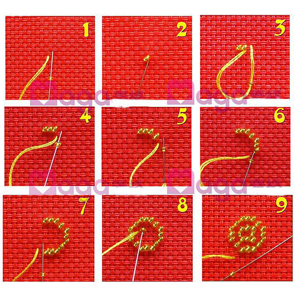 Cross Stitch Card Bag 6.7x9.7CM Embroidery Card Cover for Art Crafts (Rabbit)
