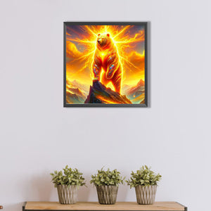 Bear 30*30CM(Picture) Full Round Drill Diamond Painting