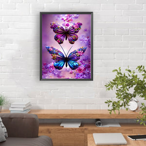 Butterfly 30*40CM(Canvas) Full Round Drill Diamond Painting