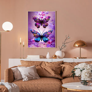 Butterfly 30*40CM(Canvas) Full Round Drill Diamond Painting