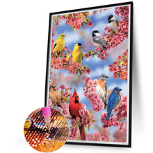 Load image into Gallery viewer, Birds And Flowers 45*60CM(Canvas) Full Round Drill Diamond Painting
