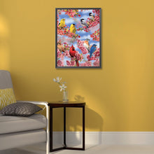 Load image into Gallery viewer, Birds And Flowers 45*60CM(Canvas) Full Round Drill Diamond Painting
