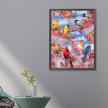 Load image into Gallery viewer, Birds And Flowers 45*60CM(Canvas) Full Round Drill Diamond Painting
