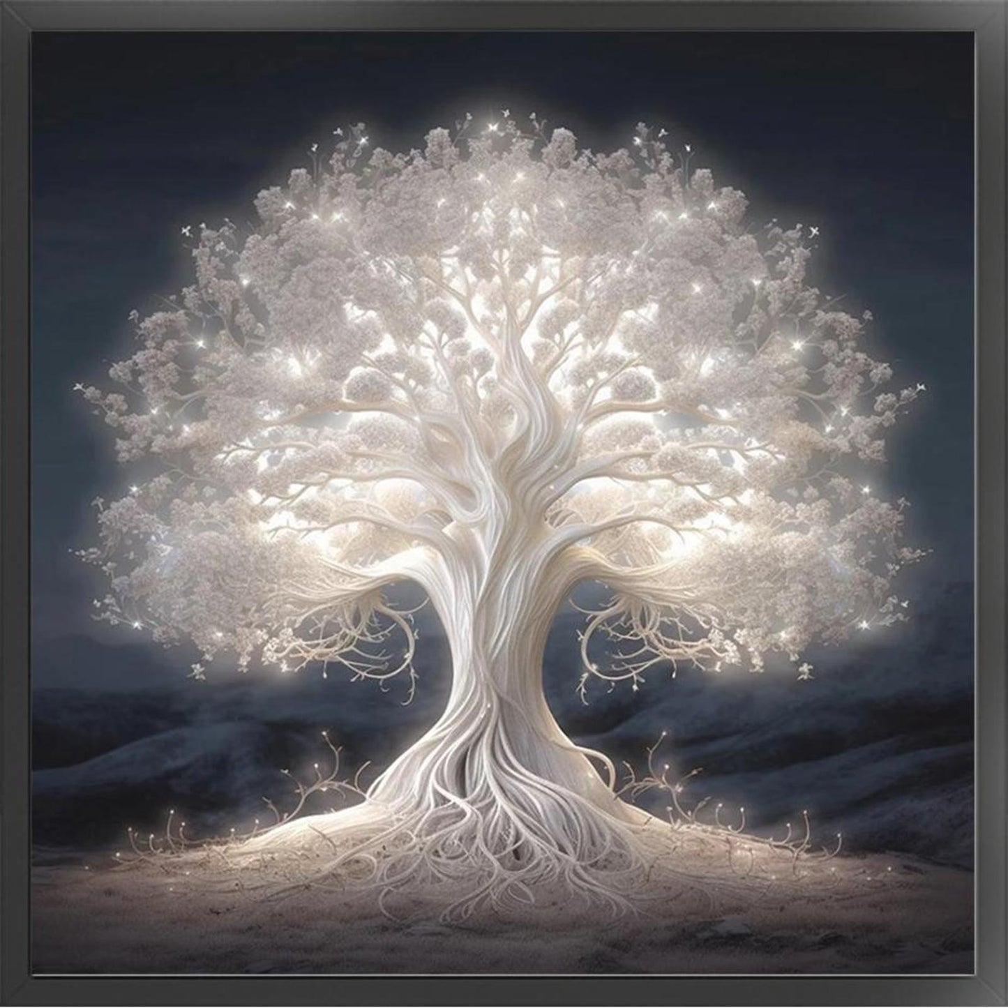 Tree Of Life - Full 11CT Counted Cross Stitch 40x40CM - Yishu