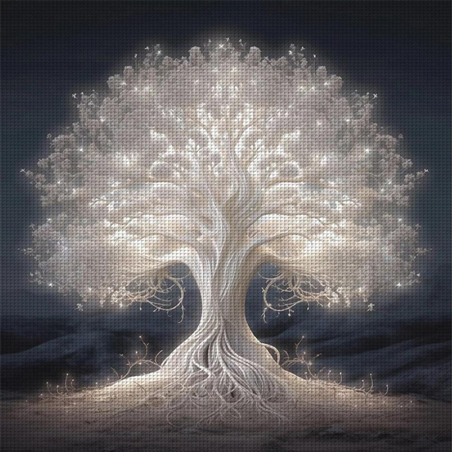 Tree Of Life - Full 11CT Counted Cross Stitch 40x40CM - Yishu