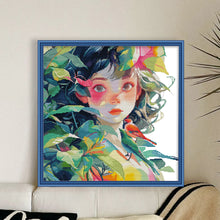 Load image into Gallery viewer, Joy Sunday - Girl - 47*47CM 14CT 2 Stamped Cross Stitch
