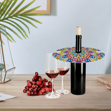 Load image into Gallery viewer, Acrylic Special Shaped Mandala Art 5D DIY Diamond Art Wine Bottle Holder for Bar
