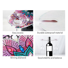 Load image into Gallery viewer, Acrylic Special Shaped Mandala Art 5D DIY Diamond Art Wine Bottle Holder for Bar
