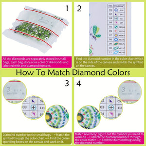 8Pcs Special Shape Alien Diamond Painting Fridge Magnet for Fridge Whiteboards