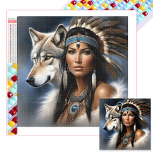 Load image into Gallery viewer, Indian 40*40CM(Picture) Full Square Drill Diamond Painting
