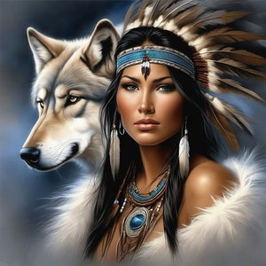 Indian 40*40CM(Picture) Full Square Drill Diamond Painting
