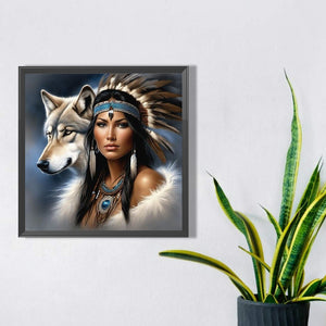 Indian 40*40CM(Picture) Full Square Drill Diamond Painting