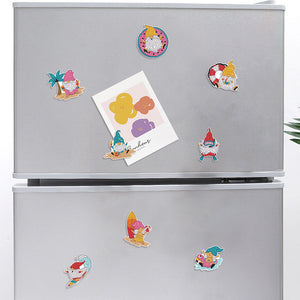 8Pcs 2D/Flat DIY Ocean Gnomes Diamond Painting Magnets Kit for Art Crafts Gift
