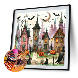 Modern Artist Town 40*40CM(Picture) Full Round Drill Diamond Painting